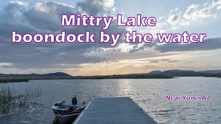 Boondocking at Mittry Lake/birdwatching/sunsets/boating/fishing