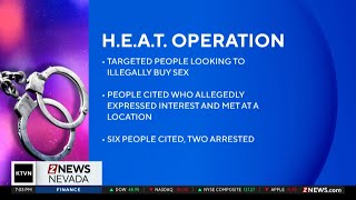 Two arrested, six cited in prostitution sting targeting Johns