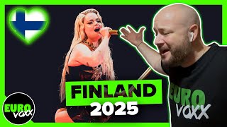 🇫🇮 FINLAND EUROVISION 2025 REACTION! // Erika Vikman – Ich komme // UMK 2025 WINNER!