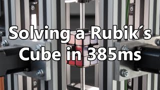 Rubik´s Cube Solving Robot 385ms