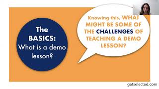 Planning Your Teacher Demo Lesson: The Basics (Lesson 2/10) | Selected