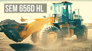 SEM 656D HL в ДІЇ! Фронтальний навантажувач SEM 656D HL в роботі, характеристики та особливості!