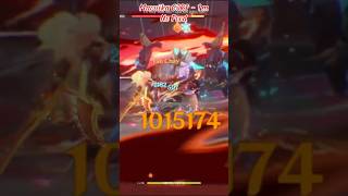 1M damage MAVUIKA with C0R1 #mavuika #genshinimpact #showcase #1m