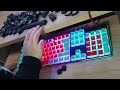 black shark sixgill k2 mechanical keyboard review and swaping keycaps from ranked