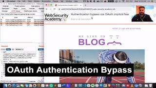 OAUTH Authentication bypass via OAuth implicit flow - Portswigger Labs