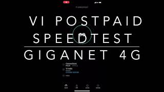 Vi Giganet 4G Speedtest 130+