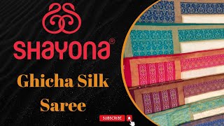 Ghicha silk saree| beautiful white saree | Sharona Ahmedabad | saree online| #ahmedabad