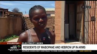 Some Pretoria communities without electricity for two months