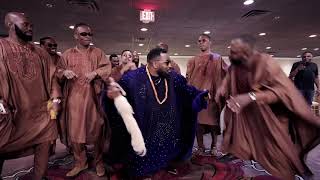 Akin's Traditional wedding dance in was lit!