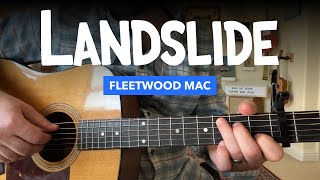 🎸 Landslide • Guitar lesson w/ fingerstyle tabs (Fleetwood Mac)