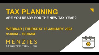 Tax Planning: Are you ready for the new tax year?