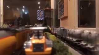 Union Pacific freight train with onboard camera on the only HO layout in Kuwait