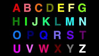 Test Pattern With ABC Letters (widescreen)
