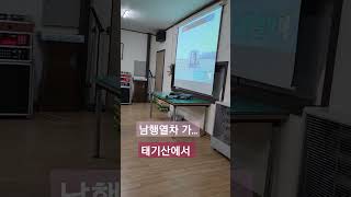 #단체펜션 #태기산아침의새소리 #태기산송어회