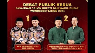 LIVE | DEBAT PUBLIK KEDUA PASANGAN CALON BUPATI DAN WAKIL BUPATI WONOSOBO 2024