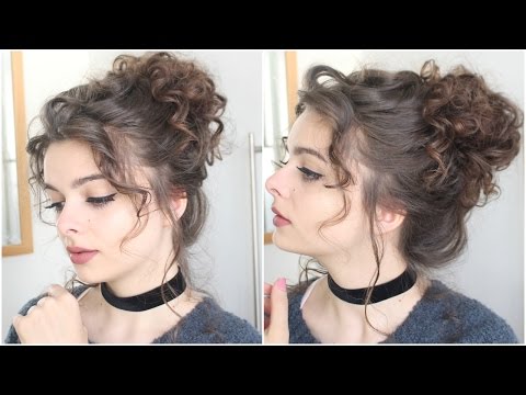 Giant Messy Curly Bun | Tutorial Giant Messy Curly Bun | Tutorial