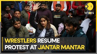 Scandal in Indian Wrestling: Wrestlers resume PROTEST at Jantar Mantar; Phogat, Punia lead revolt