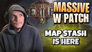 THE MAP STASH TAB IS FINALLY HERE! W GGG PATCH | Path of exile 2 | POE 2 0.1.1d Patch Review