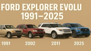 Ford Explorer Evolution (1991–2025) | SUV Legacy Over 30 Years