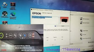 How to Rese Epson l3150 waste ink counter 2025