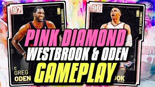 3 PINK DIAMONDS IN ONE BOX! BEST NBA 2K19 PACK OPENING! WESTBROOK + ODEN GAMEPLAY!