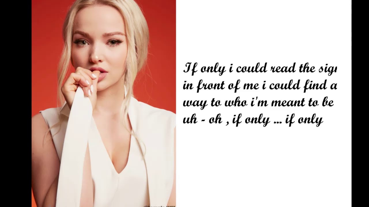 Dove Cameron - If Only Descendants - LYRICS - YouTube