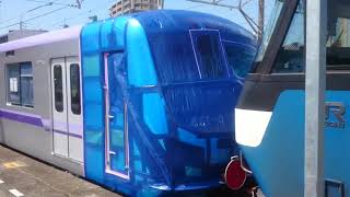 東京メトロ18000系甲種　柳井停車