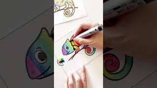 Chameleon Body Art Printable #chanafavors