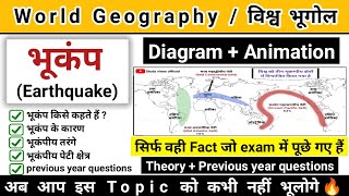 भूकंप | Earthquake | bhukamp | भूकम्प | world geography | study vines official