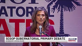 U.S. Representative Nancy Mace gives closing remarks