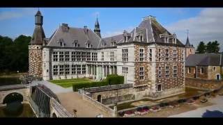 Le Château de Jehay en Province de Liège - Images d'un drone