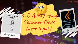 User Input array in java | use scanner class array | one dimensional array