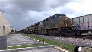 CSX Y120 Loaded Rock Train Miami international Airport