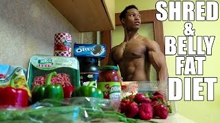 Shredding Diet - FULL DAY OF EATING - Meal By Meal