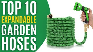 Top 10: Best Expandable Garden Hoses of 2021 / Water Hose with High-Pressure Water Spray Nozzle