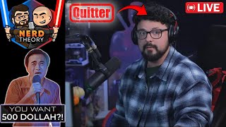 Den of Nerds Abandons Friend (Star Wars Theory) and QUITS Nerd Theory Over MONEY!