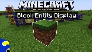 Finally the BLOCK DISPLAY on Minecraft BEDROCK!?? [CommandBlock]