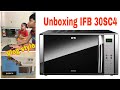 Unboxing IFB convention microwave oven 30SC4 | IFB oven online purchase review | Telugu