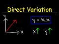 Direct Variation - Basic Introduction | Algebra