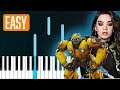 Hailee Steinfeld - Back To Life 100% EASY PIANO TUTORIAL