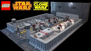 HUGE LEGO Star Wars: The Clone Wars Fort Anaxes MOC Review! (90,000+ pieces!)