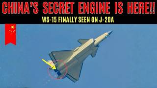 China’s J-20A Just Changed Everything with the New WS-15 Engine!