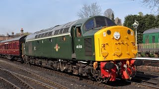 Class 40 40106 on the Severn Valley Railway 20/04/19