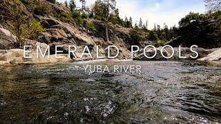 EMERALD POOLS - YUBA RIVER 4K DRONE FOOTAGE