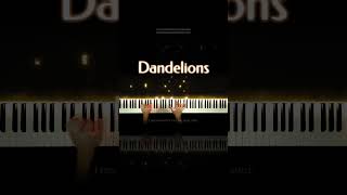 Ruth B. - Dandelions #shorts #piano #cover #pianocover #dandelions #ruthb
