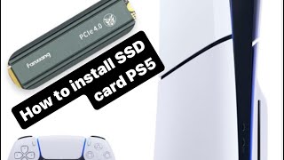 How to install a memory on a PlayStation 5￼