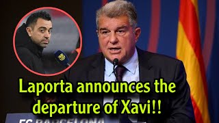 Officially, Laporta expels Xavi from Barcelona because of what he said after the Almeria match!