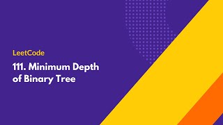 Minimum Depth of Binary Tree - LeetCode 111 - DFS with Recursion - Java Solution