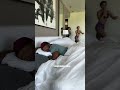 mom pulls prank and dad sons helps while sleeping shorts funny family