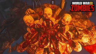 WW2 ZOMBIES - FULL MAIN EASTER EGG GUIDE HUNT GAMEPLAY! (Call of Duty WW2 Zombies)